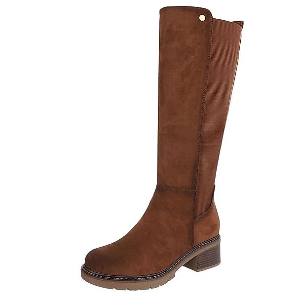 Ital-Design Damen Freizeit Stiefel (90755910) Blockabsatz günstig online kaufen