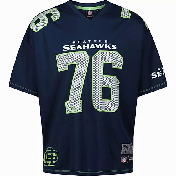 Recovered T-Shirt NFL Seahawks Est 76 Oversized (1-tlg) mit coolen Prints günstig online kaufen