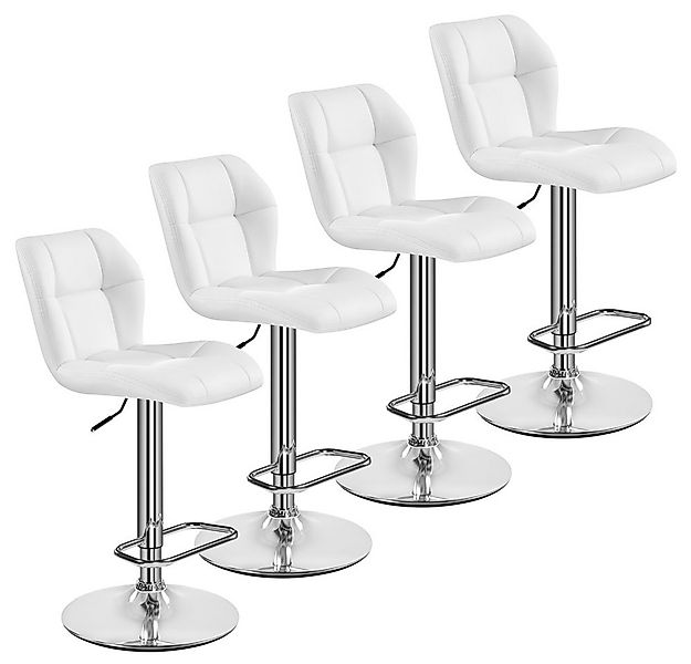Yaheetech Barhocker 360° Drehbare Hocker mit Fußstütze (4 St), 1/2/4/6er-Se günstig online kaufen
