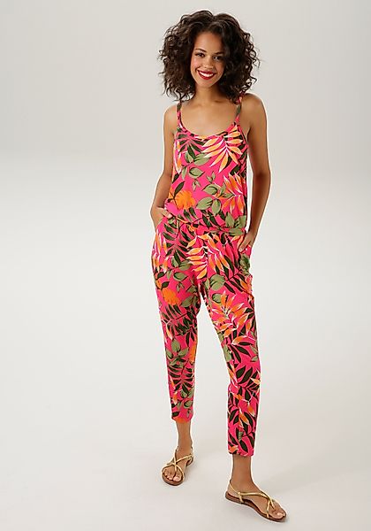 Aniston CASUAL Overall mit farbenfrohen, großflächigen günstig online kaufen