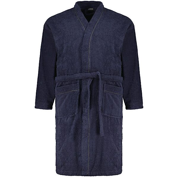 ADAMO Bademantel aus Baumwoll-Frottee Farbe dunkelblau Größe: 6XL günstig online kaufen
