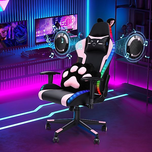 HomeMiYN Gaming Chair Gaming Stuhl Lautsprechern günstig online kaufen