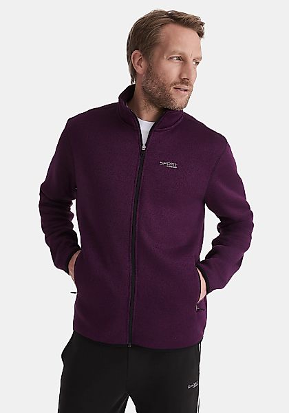 Stooker Men Sweatjacke "JOEL Knit Strick-Fleecejacke", Sherpa fleece Straig günstig online kaufen