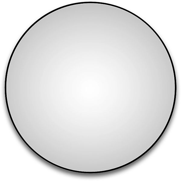 Talos LED-Lichtspiegel rund, mit indirekter LED Beleuchtung in schwarz matt günstig online kaufen