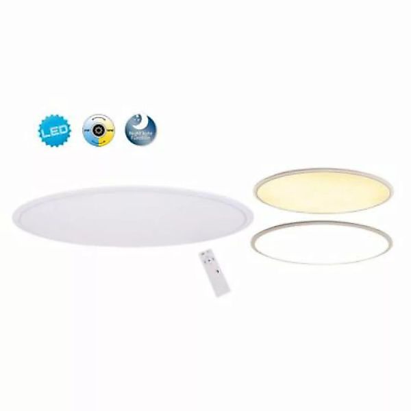 Näve Leuchten "LED Deckenleuchte ""Pesaro"" oval 80x35cm" weiß günstig online kaufen