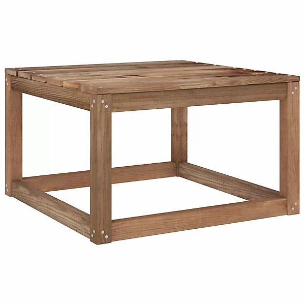 Garten-palettentisch Braun 60x60x36,5cm Kiefernholz Imprägniert günstig online kaufen