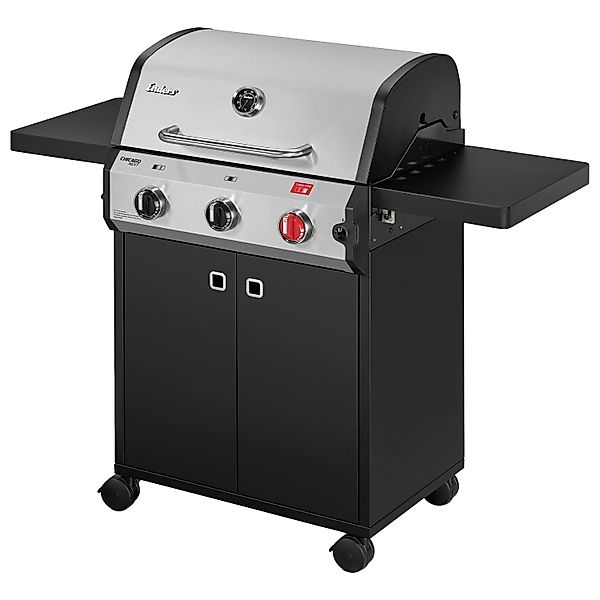 Enders Gasgrill Chicago Next 3 Brenner R Turbo Schwarz-Edelstahl günstig online kaufen