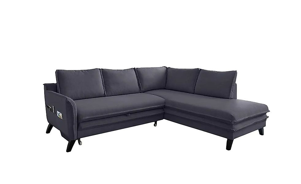 Miuform Ecksofa mit Schlaffunktion Charming Charlie ¦ grau ¦ Maße (cm): B: günstig online kaufen