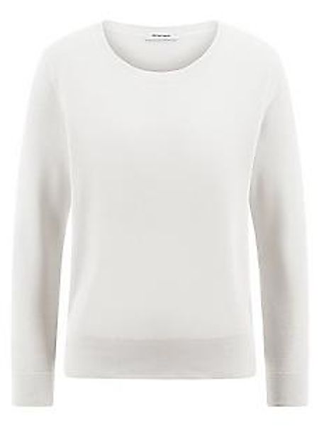 Rundhals-Pullover aus 100% SUPIMA-Baumwolle Peter Hahn weiss günstig online kaufen