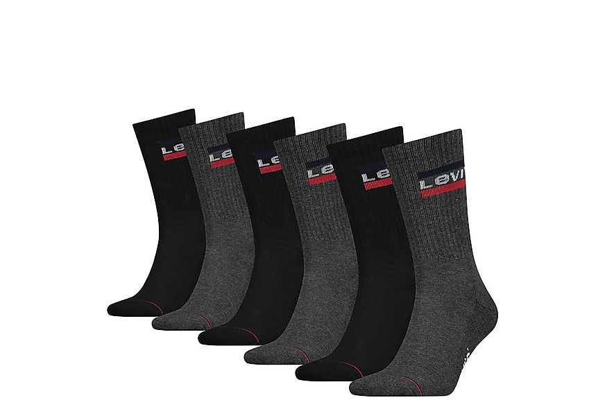 Levi's® Socken (Packung, 6-Paar) mit breitem Logobund günstig online kaufen