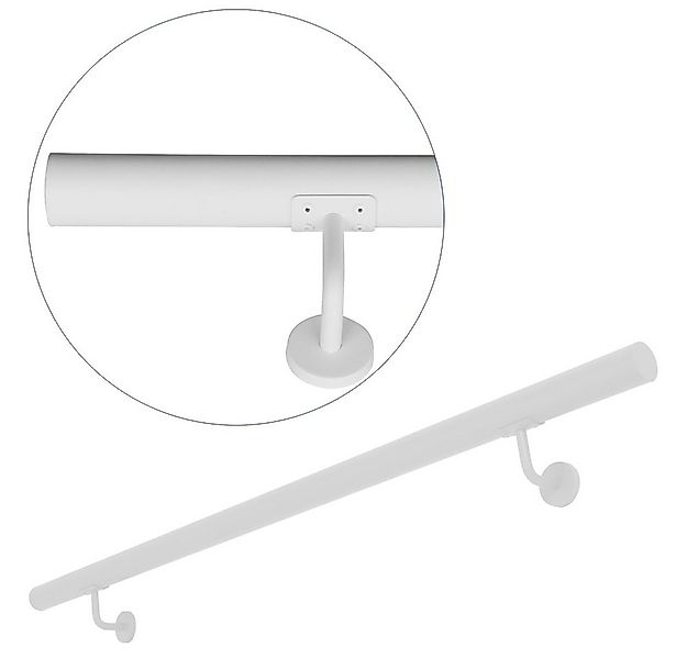 V2Aox Handlauf Edelstahl Handlauf Treppengeländer Wandhandlauf 3 Farben 50 günstig online kaufen