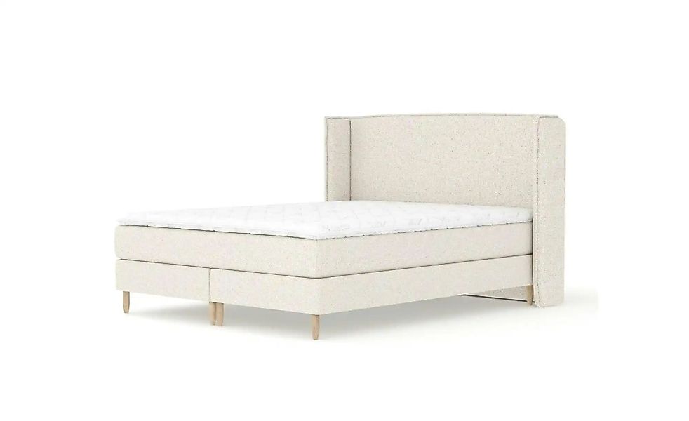 Boxspringbett   ¦ creme ¦ Maße (cm): B: 158 H: 117 Betten > Komfortbetten - günstig online kaufen