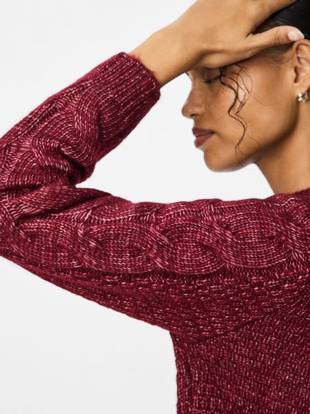 pieces Strickpullover PCNINA LS O-NECK KNIT günstig online kaufen