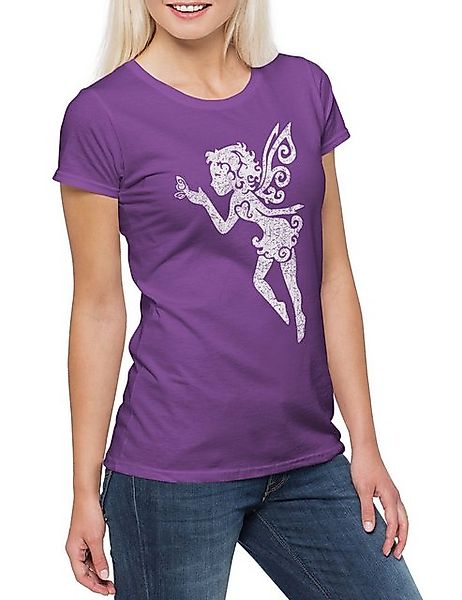 Urban Backwoods Print-Shirt Fairy I Damen T-Shirt Fairies Fee Prinzessin Ei günstig online kaufen