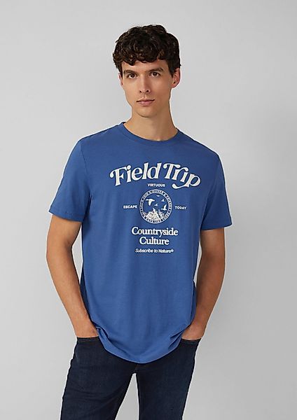 s.Oliver Kurzarmshirt T-Shirt Baumwoll-T-Shirt mit Frontprint günstig online kaufen