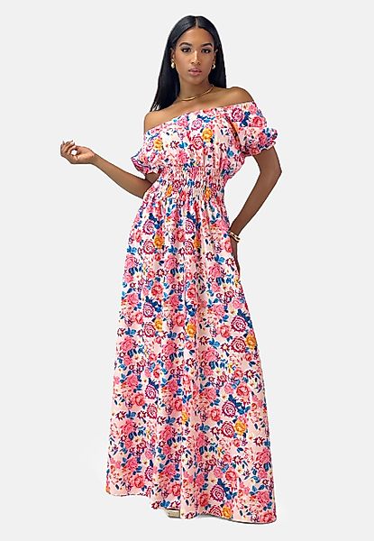 Elara Maxikleid Elara Damen Maxikleid (1-tlg) günstig online kaufen