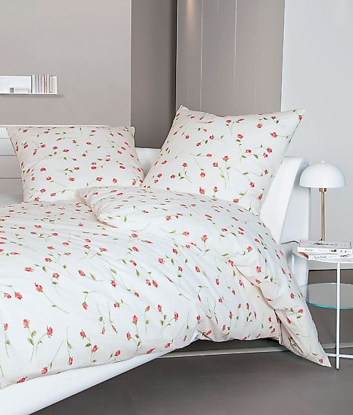 Janine Bettwäsche "Tango" 3 Stk. tlg. geblümte Bettwäsche aus Baumwolle, Be günstig online kaufen