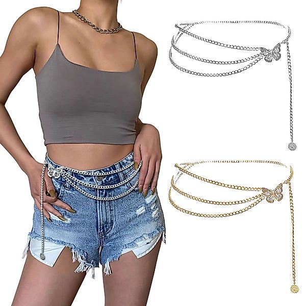 Coonoor Hüftgürtel Damen Concho Kettengürtel taillenkette günstig online kaufen