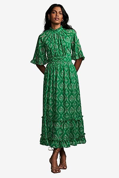 LAURA ASHLEY Chiffonkleid Laura Ashley Fascott Midaxi-Kleid aus Chiffon (1- günstig online kaufen