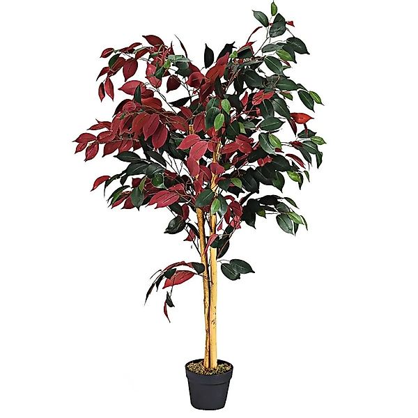 Costway Kunstpflanze für Zuhause Büro Lounge 120cm günstig online kaufen