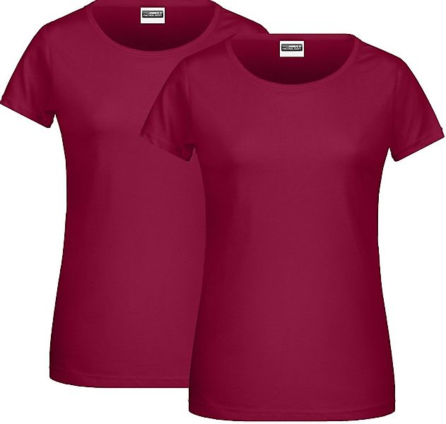 James & Nicholson T-Shirt Doppelpack leicht günstig online kaufen