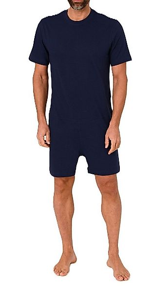 Normann Care Pyjama Herren Pflegeoverall kurzarm Einteiler mit Reißverschlu günstig online kaufen
