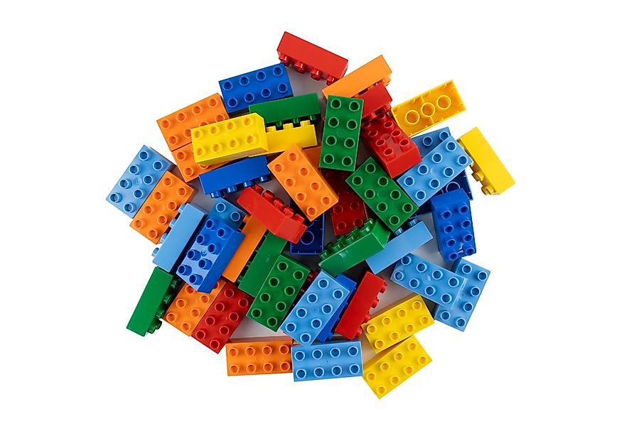 LEGO® LEGO® DUPLO® 2x4 Steine Bausteine Bunt Gemischt - 3011 NEU! Menge 100 günstig online kaufen