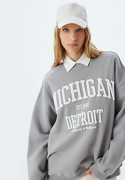 Koton Sweatshirt Rundhalsausschnitt Mit Aufdruck günstig online kaufen