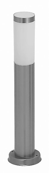 Wegeleuchte Chromfarben Metall E27 25W 45cm Inox torch günstig online kaufen