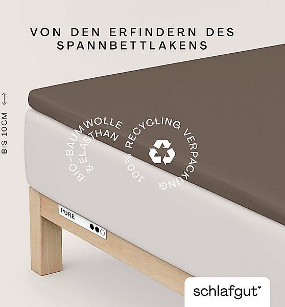 Schlafgut Spannbettlaken PURE TOPPER in Gr. günstig online kaufen
