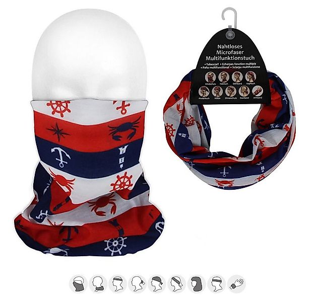 Goodman Design Multifunktionstuch Loop Maritimes Design Anker, Steuerrad un günstig online kaufen