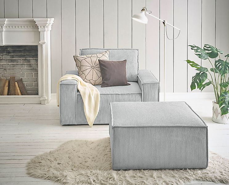 Home affaire Sessel "SHERWOOD", Loveseat und Hocker im Set, passend zur Pol günstig online kaufen