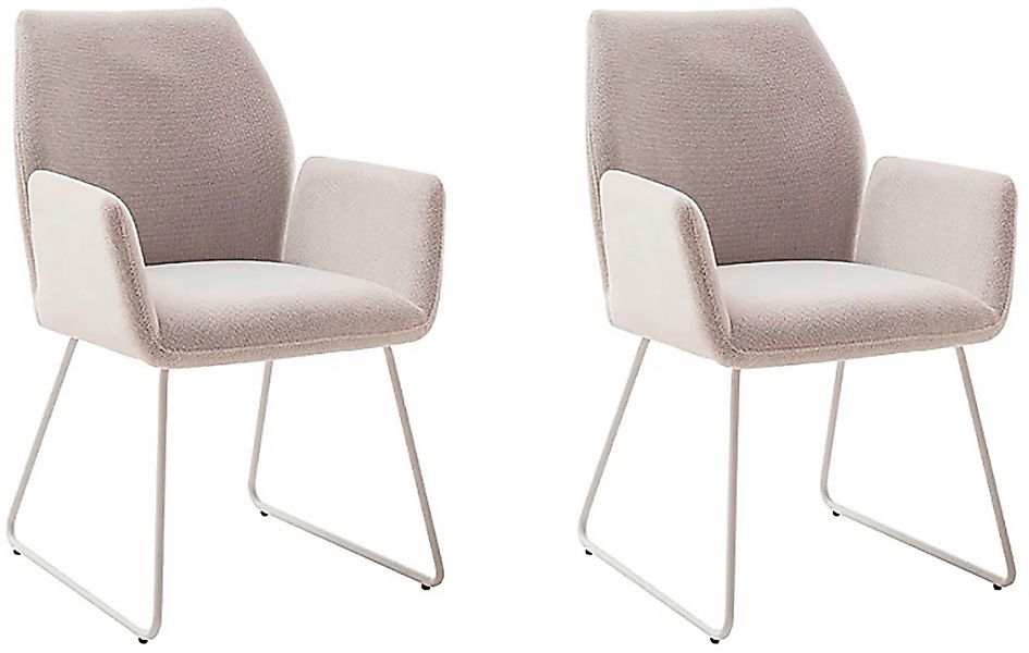 MCA furniture 4-Fußstuhl "BEVERLY", (Set), 2 St., Chenilleoptik, Esszimmers günstig online kaufen