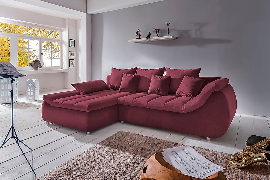 INOSIGN Ecksofa Imola elegant und bequem, günstig online kaufen
