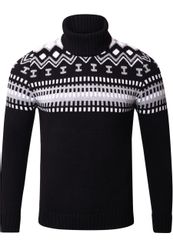 Reslad Strickpullover Reslad Rollkragenpullover Herren Grobstrick günstig online kaufen