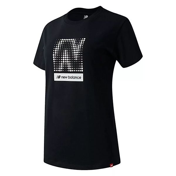 New Balance Optiks Graphic Kurzarm T-shirt XS Black günstig online kaufen