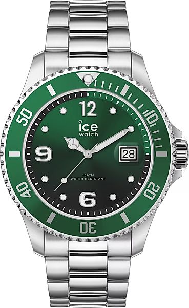 Ice Watch Ice steel - Green silver - M 016544 Armbanduhr günstig online kaufen