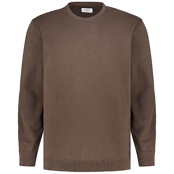 Jack&Jones Feinstrickpullover mit Rundhalsausschnitt Farbe braun Größe: 8XL günstig online kaufen
