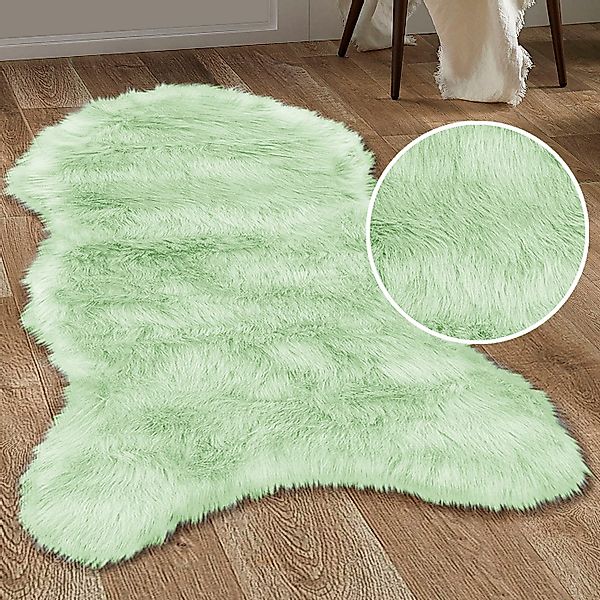 Home affaire Hochflor-Teppich Valeria Fellteppich kuschelig, günstig online kaufen