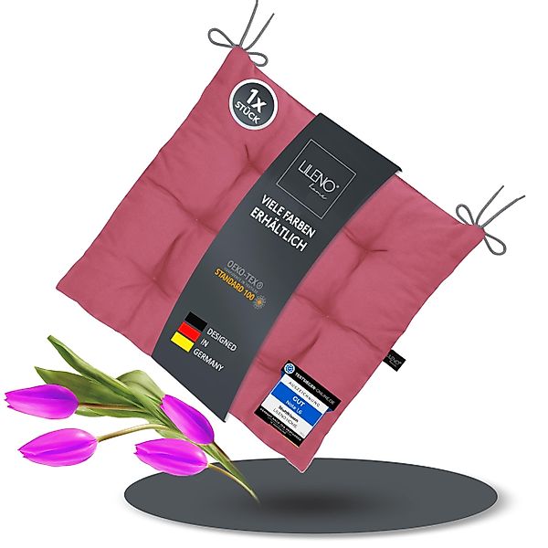 LILENO HOME Stuhlkissen Sitzkissen für Gartenstuhl, günstig online kaufen