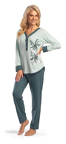 Consult-Tex Pyjama Damen Langarm Pjama, Schlafanzug günstig online kaufen
