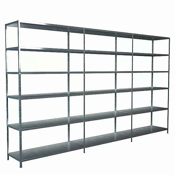 Schulte Steck-Grund-/Anbauregale 230 cm x 260 cm x 35 cm Verzinkt günstig online kaufen