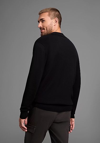 Bruno Banani Polokragenpullover, mit Reißverschluss und Brusttasche günstig online kaufen
