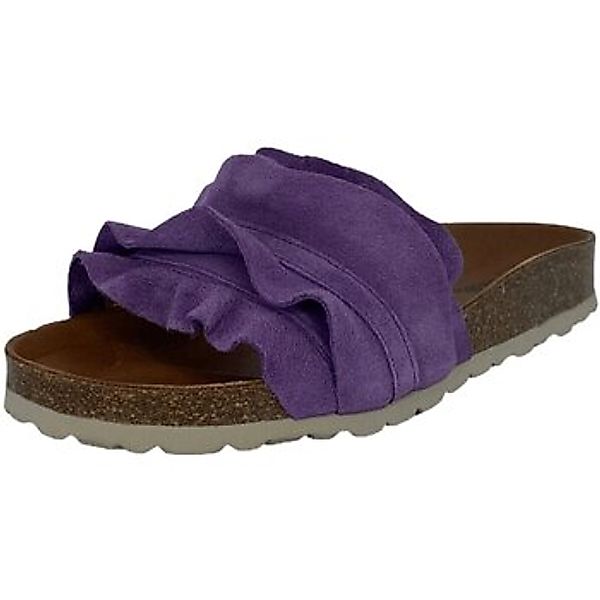 Verbenas  Clogs Pantoletten Rocio Serraje Volante Grape 330062-0220 günstig online kaufen