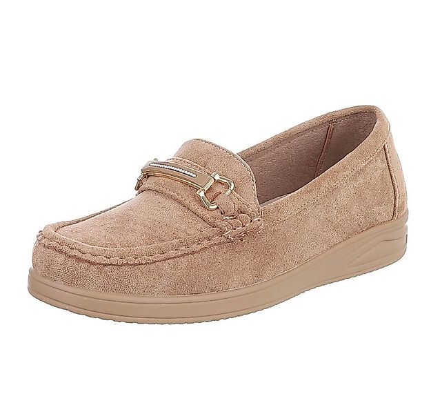 Ital-Design Eleganter Mokassin für Damen – Bequem und vielseitig Slipper (9 günstig online kaufen