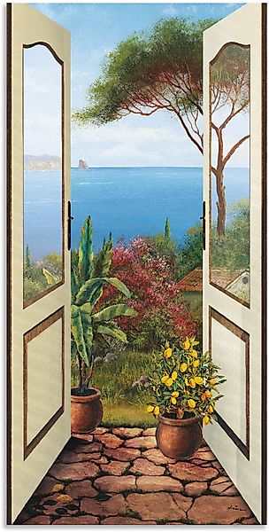 Artland Wandbild "Veranda am Meer", Küstenbilder, (1 St.), als Alubild, Out günstig online kaufen
