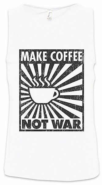 Urban Backwoods Tanktop Make Coffee Not War Ärmelloses T-Shirt Koffein Kaff günstig online kaufen