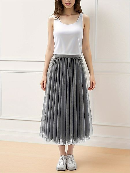 DEBAIJIA Meshrock Meshrock Damen Maxirock Sommer günstig online kaufen