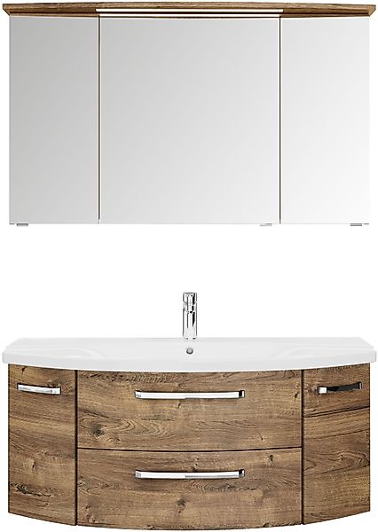 Saphir Badmöbel-Set Serie 4010 2-teilig Keramik-Waschtisch günstig online kaufen