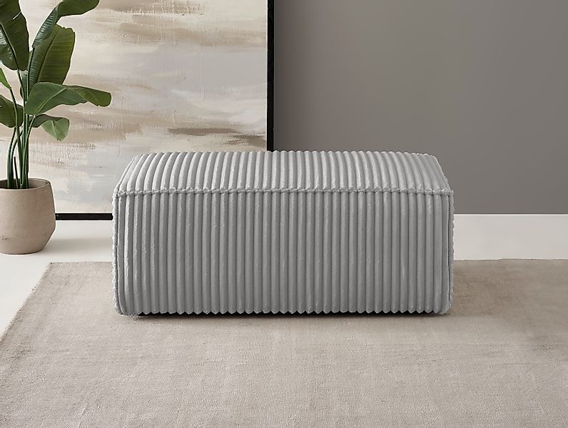 andas Hocker FINNLEY, Polsterhocker in Bouclé, günstig online kaufen